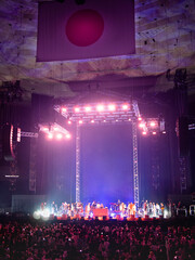 Concert de Stuts au Budokan à Tokyo, au Japon.