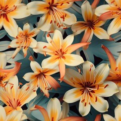 Flowers, seamless texture