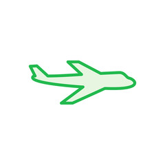 Plane icon set. Airplane icon vector. Flight transport symbol. Travel illustration. Holiday symbol