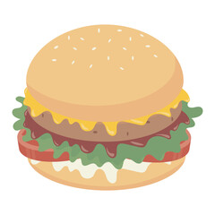 Burger Illustration