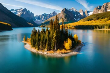 lake in the mountains