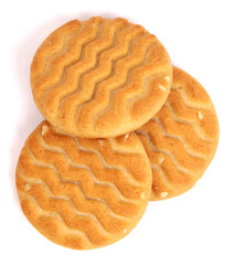 Cookies on white background, new angles