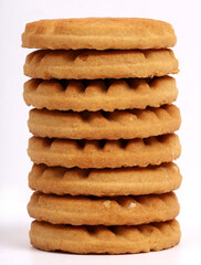 Cookies on white background, new angles