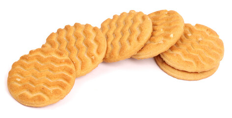 Cookies on white background, new angles