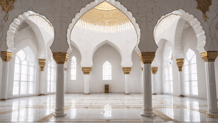 Fototapeta na wymiar interior of a mosque country