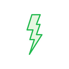 Lightning icon set. electric icon vector. power icon. energy sign