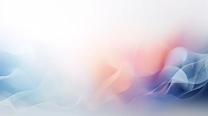 Rolgordijnen light soft color wave line on white background abstract in motion background © kichigin19