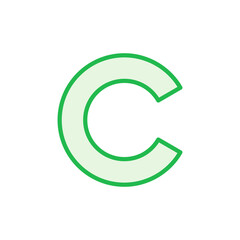 Copyright icon set. copyright symbols