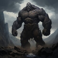 stone monster character.