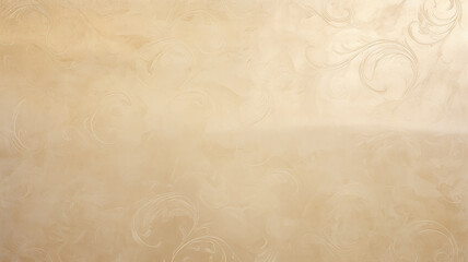 background, vintage parchment wallpaper covered with delicate floral ornament, delicate soft color, autumn warm blank form