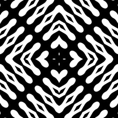 White background with black pattern. Seamless texture for fashion, textile design,  on wall paper, wrapping paper, fabrics and home decor. Simple repeat pattern.