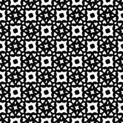 White background with black pattern. Seamless texture for fashion, textile design,  on wall paper, wrapping paper, fabrics and home decor. Simple repeat pattern.