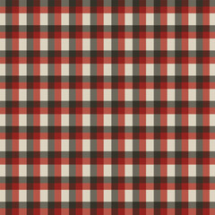Red and Black Gingham Seamless Pattern
