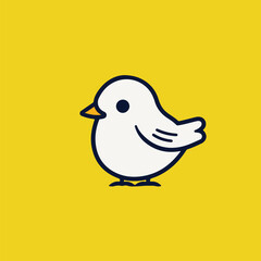 bird, hen icon illustration for nursery