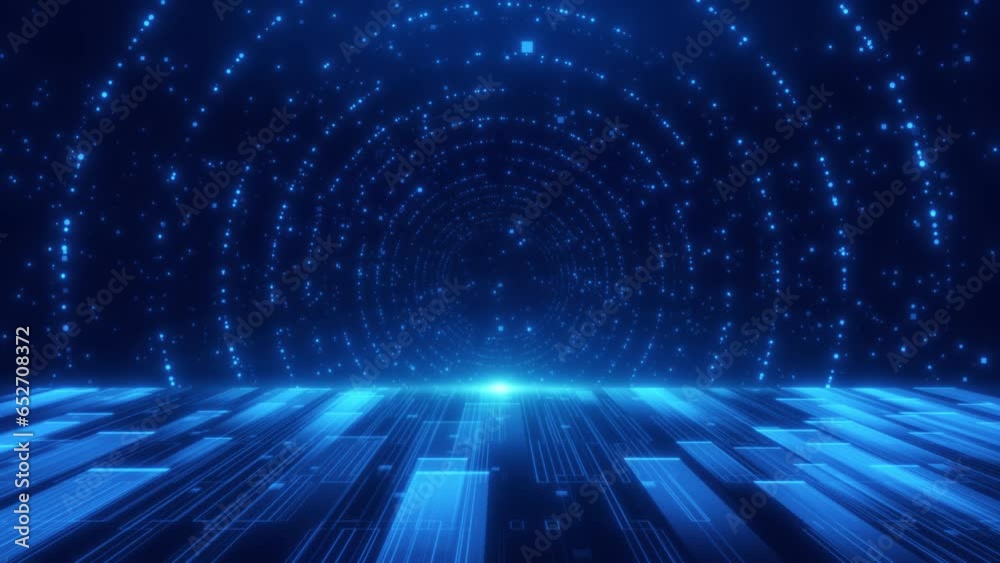 Poster Data line technology, Wireless data network and connection technology concept, high-speed futuristic abstract background