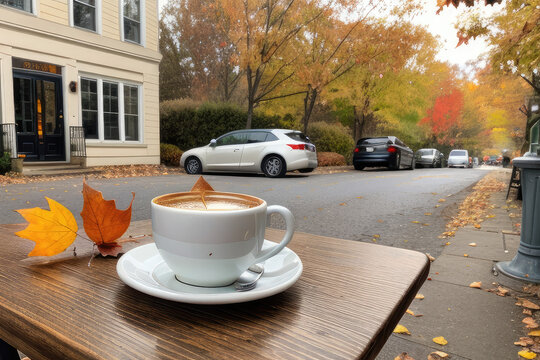 nice Autumn coffee place