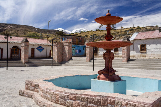 Plaza de Armas, Putre, Chile, S&uuml;damerika