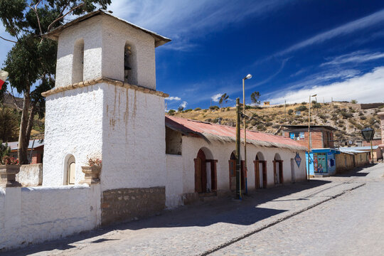Kirche von Putre, Chile, S&uuml;damerika