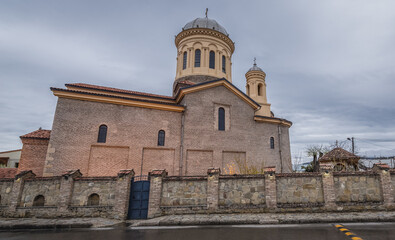Fototapeta na wymiar Cathedral of Saint Mary in Gori city in Georgia