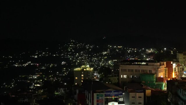 night view of the city