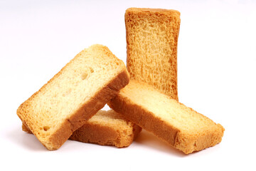 Rusk on white background, new angles, cardamom 