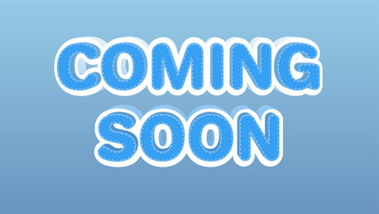 Coming Soon: A Fun and Playful 3D Teaser in Minimalist blue color Style!