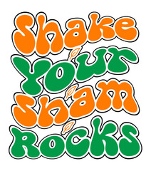 Retro ,St Patricks Day Craft Design. T-shirt Design. Illustration