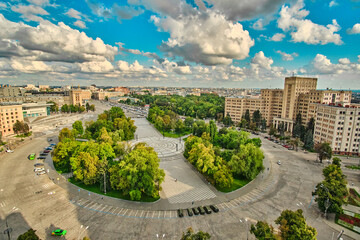 Kharkiv, Ukraine 2023. Freedom Square. - 652731764