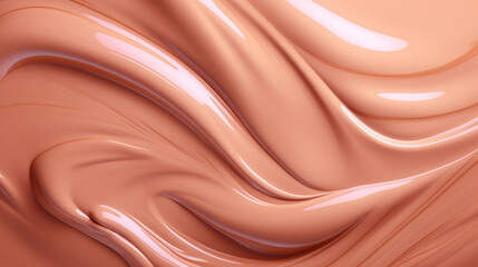 Elegant Beauty Product: Liquid Nude Makeup Foundation Texture