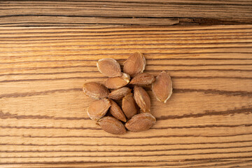 Plum Pits, Fruit Kernels Group, Plum Seeds Collection, Apricot Kernels, Plant Bones