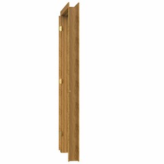 open isolated door closed 3d illustration rendering