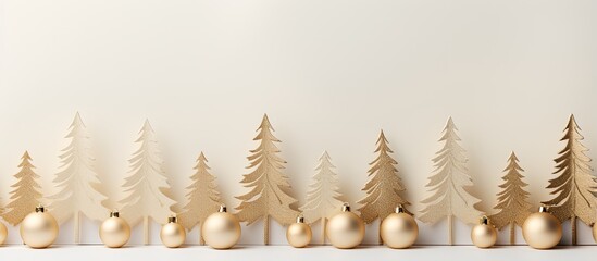 Minimal Christmas composition with nordic hygge vibe