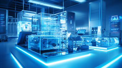 Modern hi-tech laboratory science.