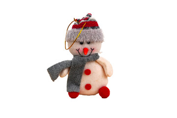 snowman isolated on white