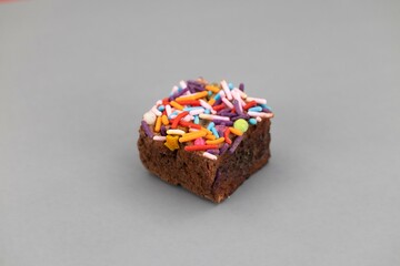 Appetizing tasty sweet isolated on a plain background