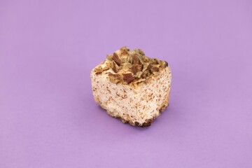 Appetizing tasty sweet isolated on a plain background