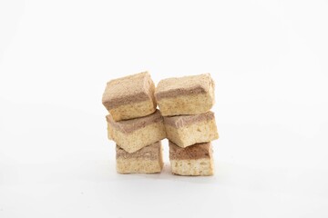 Appetizing tasty sweet isolated on a plain background