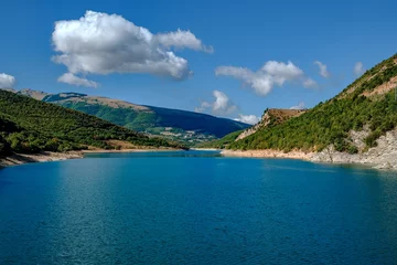 Foto op Canvas View of Fiastra lake in the Marche region, Italy © Antonio