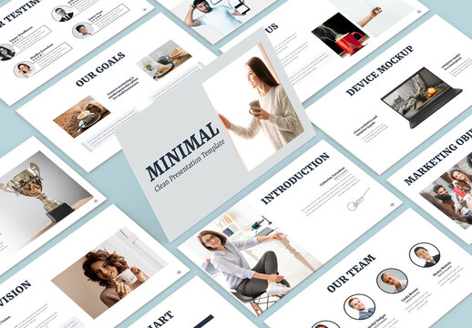 Minimal Clean Presentation Design