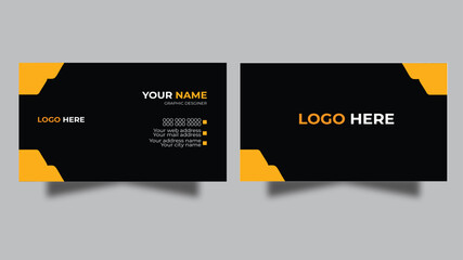Business card and name card,horizontal simple clean template vector design, layout in rectangle size.