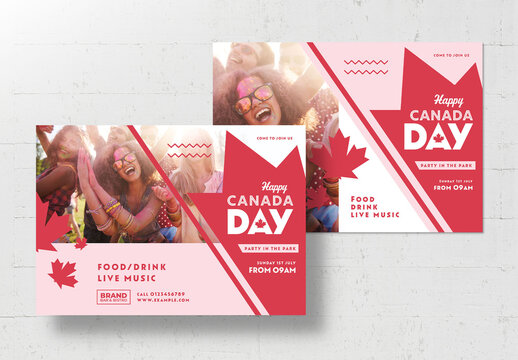 Canada Holiday Flyer Layout for Canadian