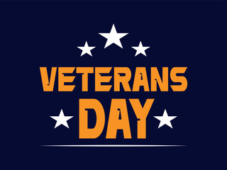 American Patriotic Celebration Veterans Day vector illustration.