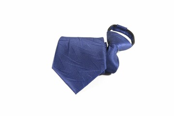 a blue tie on top of a white background with a bow tie