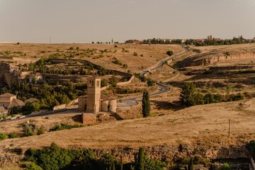 Beautiful view of the Zamora Cathedral in Spain