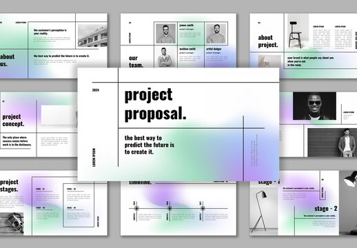 Holographic Project Proposal Presentation Design