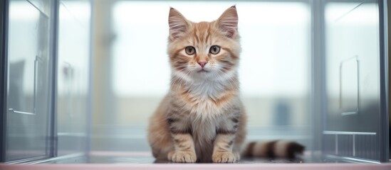 Stray cat in hospital good photo