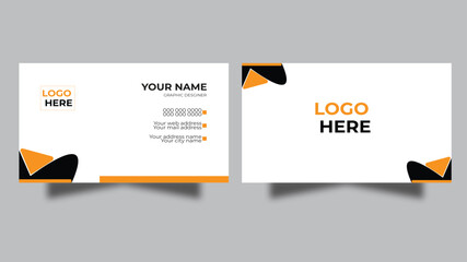 creative business card vector design template.