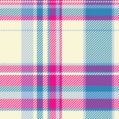 Plaid tartan texture of check seamless pattern with a vector textile fabric background.