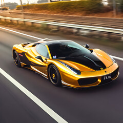 The Ferrari On The Highway