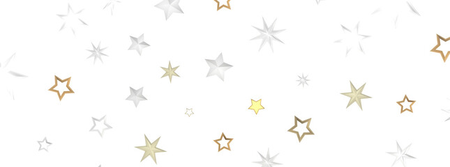 Cosmic Christmas Showers: Dynamic 3D Illustration of Descending Celestial Showers for the Holidays